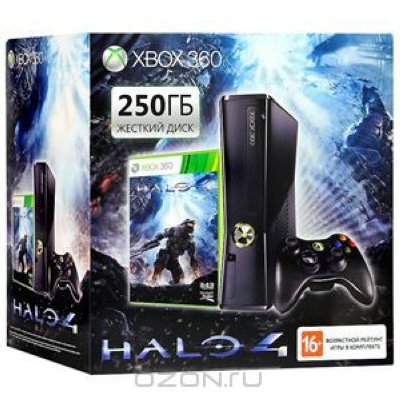     Microsoft XBox 360 250Gb +  Gears of War 2 +  Halo Reach +  Fable 3