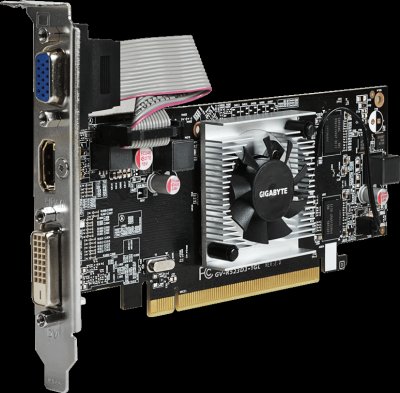    PCI-E 1024Mb Radeon R5 230 Gigabyte (GV-R523D3-1GL v2.0) [64bit, DDR3] RTL