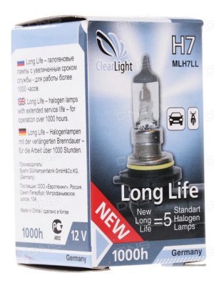         H7(Clearlight)12V-55W LongLife (1 .)