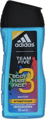   Adidas        "Team Five Hair&Body Shower Gel", , 250 