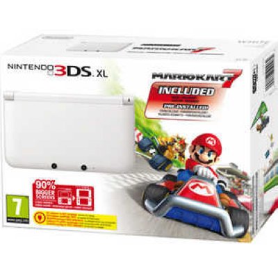     Nintendo 3DS XL HW, white + MarioKart7