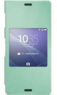  - SONY SCR24 Style-Up  Xperia Z3   silver green