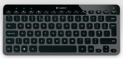     Logitech Wireless Illuminated Keyboard K810 Black USB