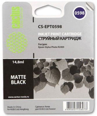    Cactus CS-EPT0598 Matte Black  Epson Stylus R2400