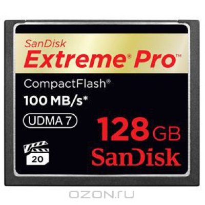     Sandisk Compact Flash eXtreme Pro 128GB (SDCFXP-128G-X46)
