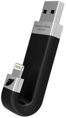   USB Flash  16Gb Leef iBridge Black/Silver