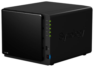    Synology (DS415+) Disk Station (4x3.5/2.5" HDD/SSD SATA, RAID 0/1/5/6/10/JBOD, 2xGbLAN, US