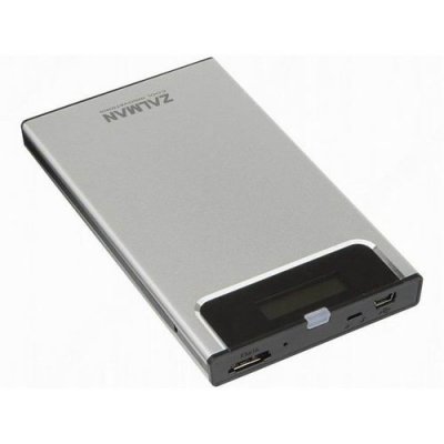   Zalman (ZM-VE200 SE Silver) (USB2.0, eSATA, EXT BOX  2.5" SATA HDD, Al,  CD/DVD/Blu-ray)