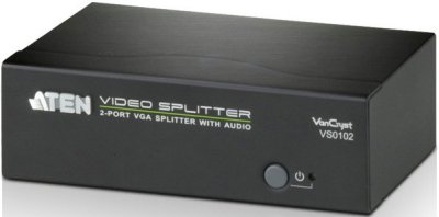    ATEN VS0102 2-Port VGA Splitter with Audio