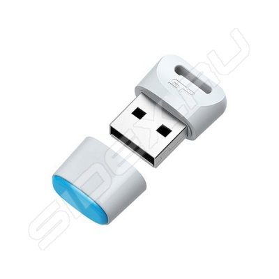   USB Flash  Silicon Power 16Gb Touch T06 White USB 2.0 (SP016GBUF2T06V1W)