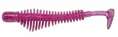     B Fish & Tackle Pulse-R Paddle Tail 3.25" - Purple Glitter w/White core, 8,2  (8 
