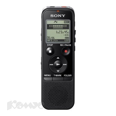 Товар почтой Диктофон Sony ICD-PX440 Диктофон со вст.картой памяти,4 Гб,черный