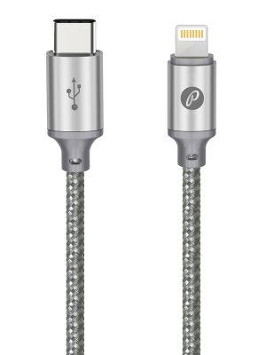    Partner USB Type-C - Lightning 1m Grey  038387