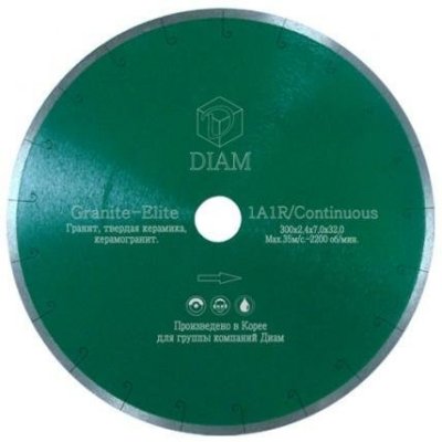     DIAM  250x25.4  1A1R GRANITE-ELITE 1.6x7.5   