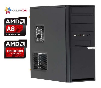     AMD   Home H555 A8-X4 7600 3.1GHz, 2Gb DDR3, 500Gb, DVD-RW, Radeon R