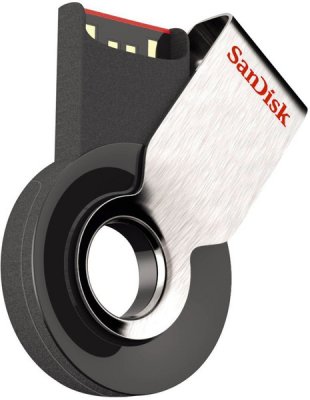     32GB USB Drive (USB 3.0) SanDisk Swivel Silver (SDCZ58-032G-B35)