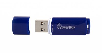    USB Flash Drive 256Gb - SmartBuy Crown Blue SB256GBCRW-B