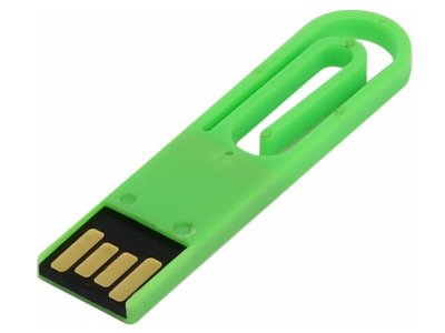   USB Flash Drive 8Gb - Iconik  for Your Logo Green PL-CLIPG-8GB