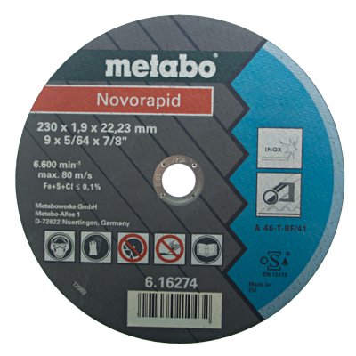     Metabo Flexiarapid 230x1.9  A30R 616185000