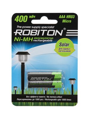    AAA - Robiton SOLAR 400MHAAA-2 13904 BL2 (2 )