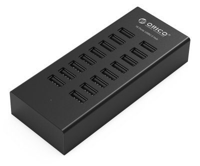    USB Orico H1613-U2-BK 16-Ports