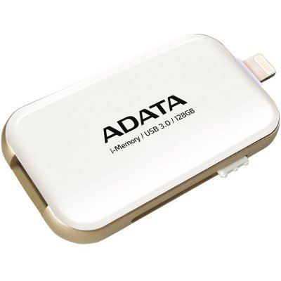    128Gb ADATA i-Memory UE710 (AUE710-128G-CWH), USB3.0 + Lightning , , RTL