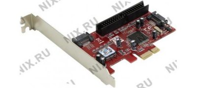    Espada (PCIE004) (RTL) PCI-Ex1, SATA-II 300, 2 port-int / UltraATA133,1-port, SATA RAID
