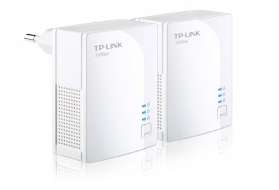    TP-LINK Powerline Ethernet TL-PA2010KIT,  , 200 /, 1xLAN, 2 