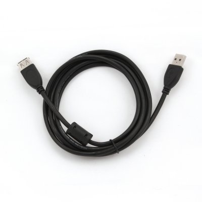     USB 2.0 (AM) -) USB2.0 (AF), 1.8m, Gembird (CCF-USB2-AMAF-6) ,  