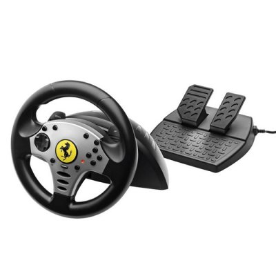     SONY PS3 Thrustmaster 4160525 Ferrari Challenge Racing Wheel PS3/PC