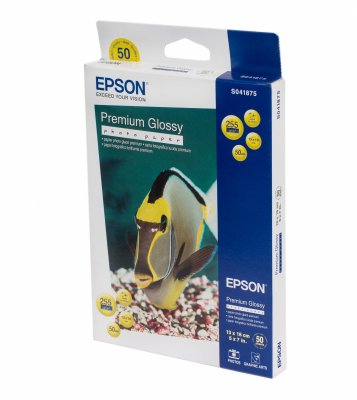   Epson C13S041729  Premium Glossy Photo Paper, 100x150 , 50 