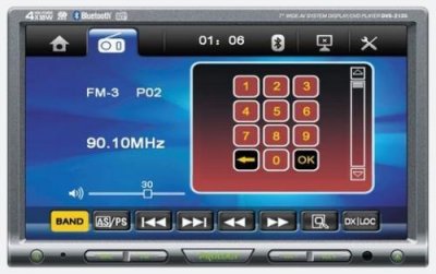   PROLOGY DVS-2135  2 DIN, LCD 7", TV- PAL/SECAM/NTSC, DVD/DivX/VCD/CD/MP3/WMA/JPEG, Blueto