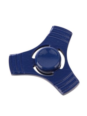    Aojiate Toys Finger Spinner Metal with Lines Blue RV573