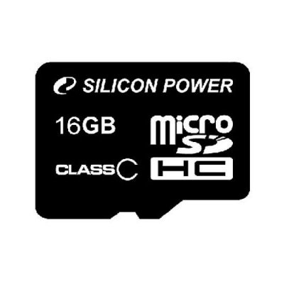     MicroSD 16Gb Silicon Power (SP016GBSTH010V10-SP) Class 10 microSDHC + Adapter