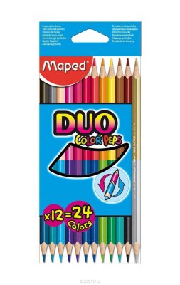      Maped "Color" Peps Duo", 12 , 24 