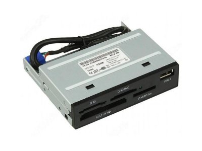    Sema (SFD-321F/S71UB Black)3.5" Internal USB2.0 CF/MD/MMC/SD/microSD/MS(/Pro/Duo)Card Read