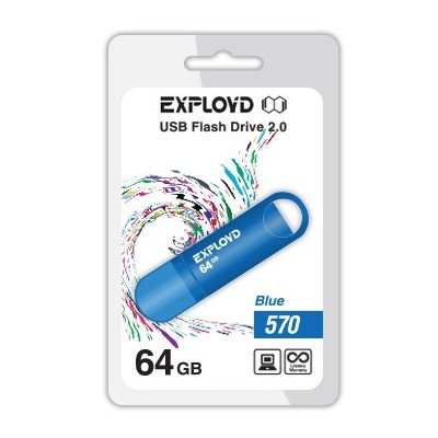   64Gb - Exployd 570 EX-64GB-570-Blue