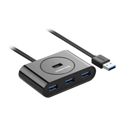    USB Ugreen UG-20291 USB 3.0 4 ports 0.8m Black