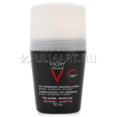   - Vichy Homme Deodorant Anti-Transpirant Controle Extreme 72 , 50 