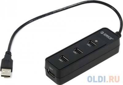    USB Orico W5PH4-U2-BK 4  USB 2.0 