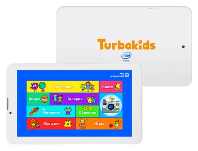    TurboKids Turbo Kids 3G White (Intel Atom x3-C3230RK 1.2 GHz/1024Mb/8Gb/GPS/3G/Wi-Fi/Bluetoo