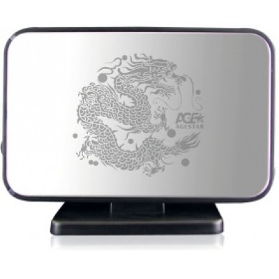      HDD AgeStar SUB3A8 Silver (1x3.5, USB 2.0)