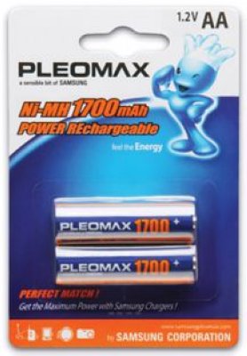   Samsung Pleomax HR06-2BL 1700mAh  AA, 2   