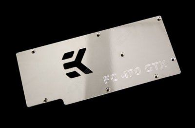    EK-FC470 GTX Backplate -Nickel