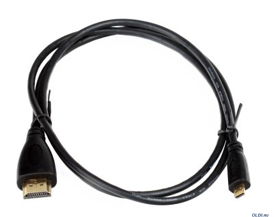    AOpen HDMI to Micro-HDMI 19M/M 1.4V+3D/Ethernet (ACG588-1M) 24K Gold plated, 4kx2k res.