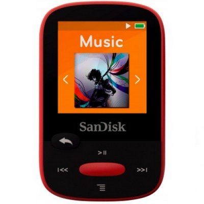    SanDisk Clip Sports - 4Gb Red SDMX24-004G-G46R