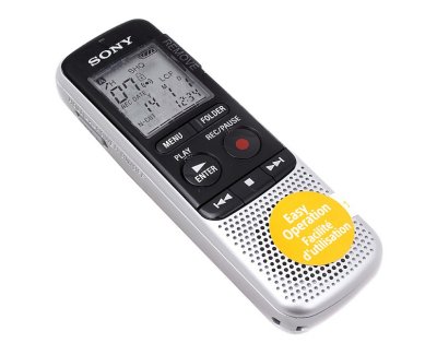     Sony ICDBX140.CE7 4Gb Silver FM Mic SP MP3 microSD miniUSB 