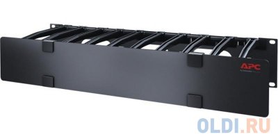     APC Horizontal Cable Manager, 2U x 6" Deep, Single-Sided with Cover AR8606