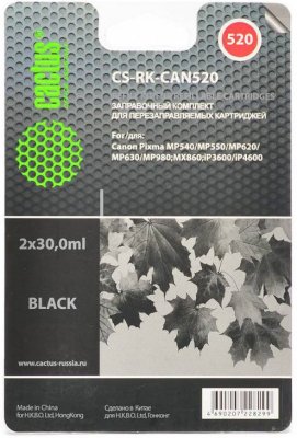      Cactus CS-RK-CAN520 Black  Canon MP540/550/620/630/980/iP3600/4600