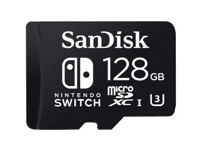     128Gb - SanDisk Nintendo Switch microSDXC UHS-I SDSQXAO-128G-GN6ZA
